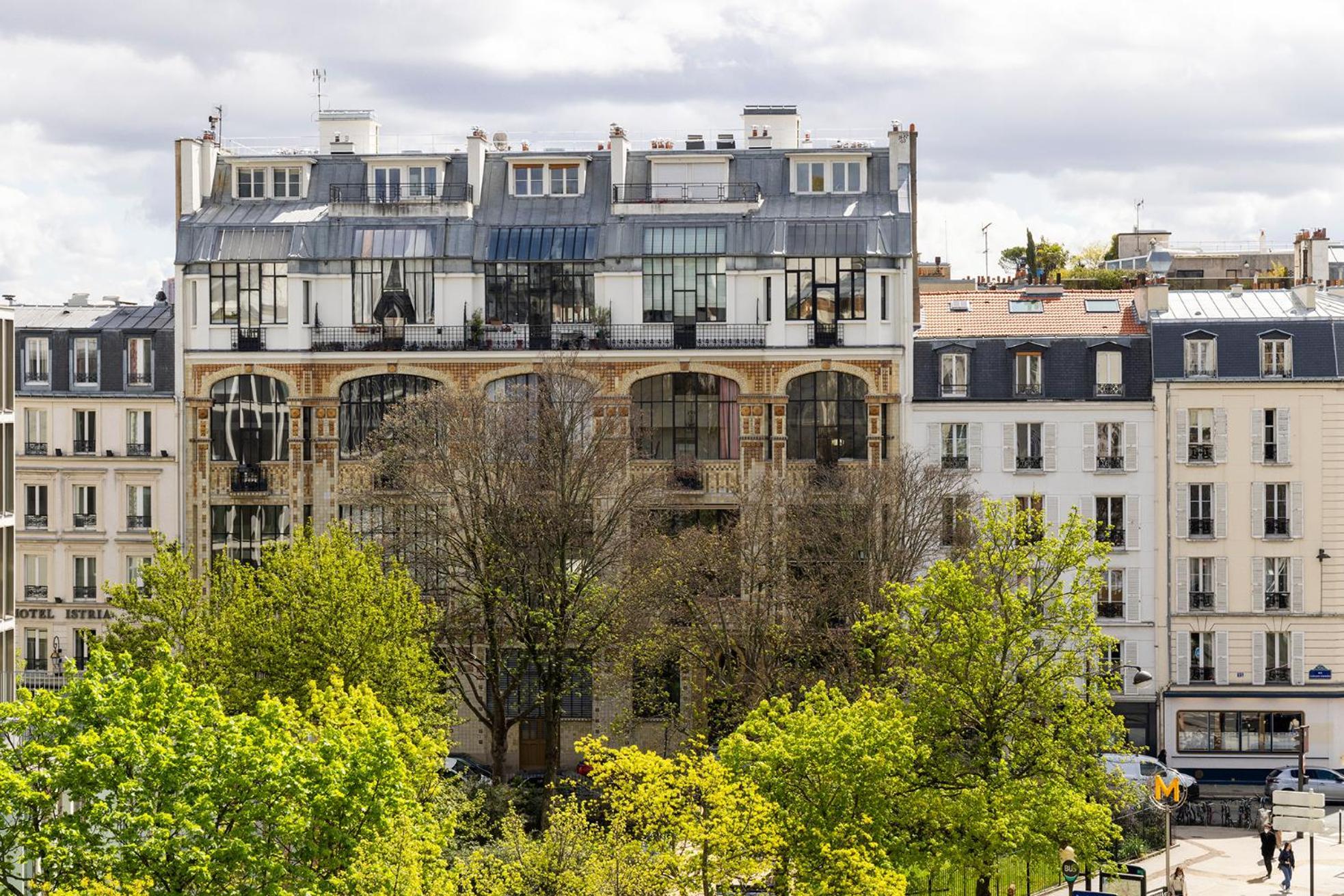 Hotel Aiglon Paris Exterior foto